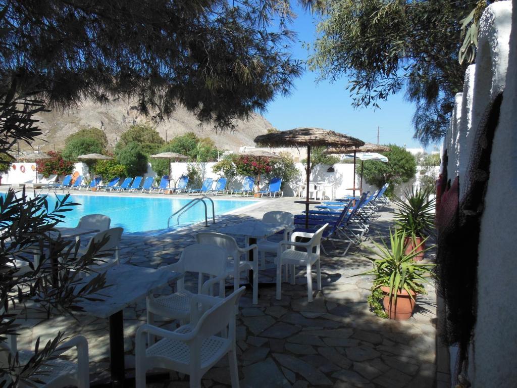Santa Irini Hotel Perissa  Bagian luar foto