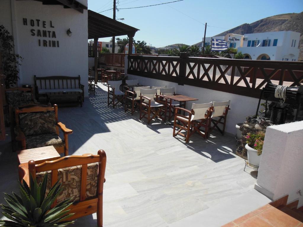 Santa Irini Hotel Perissa  Bagian luar foto