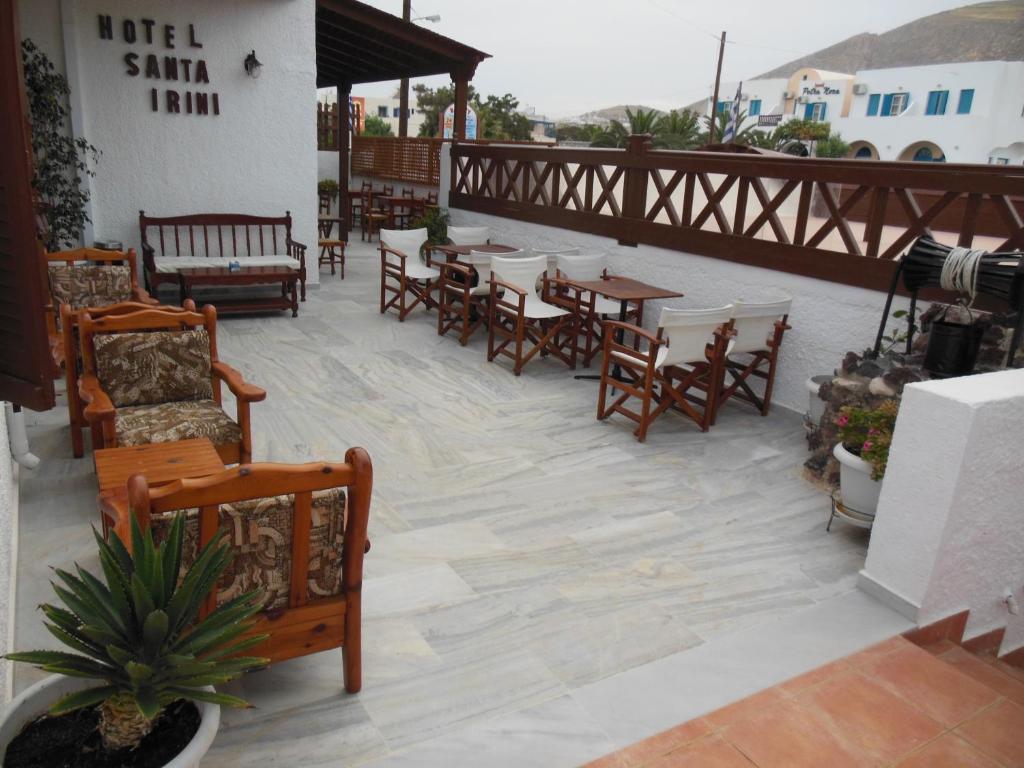 Santa Irini Hotel Perissa  Bagian luar foto